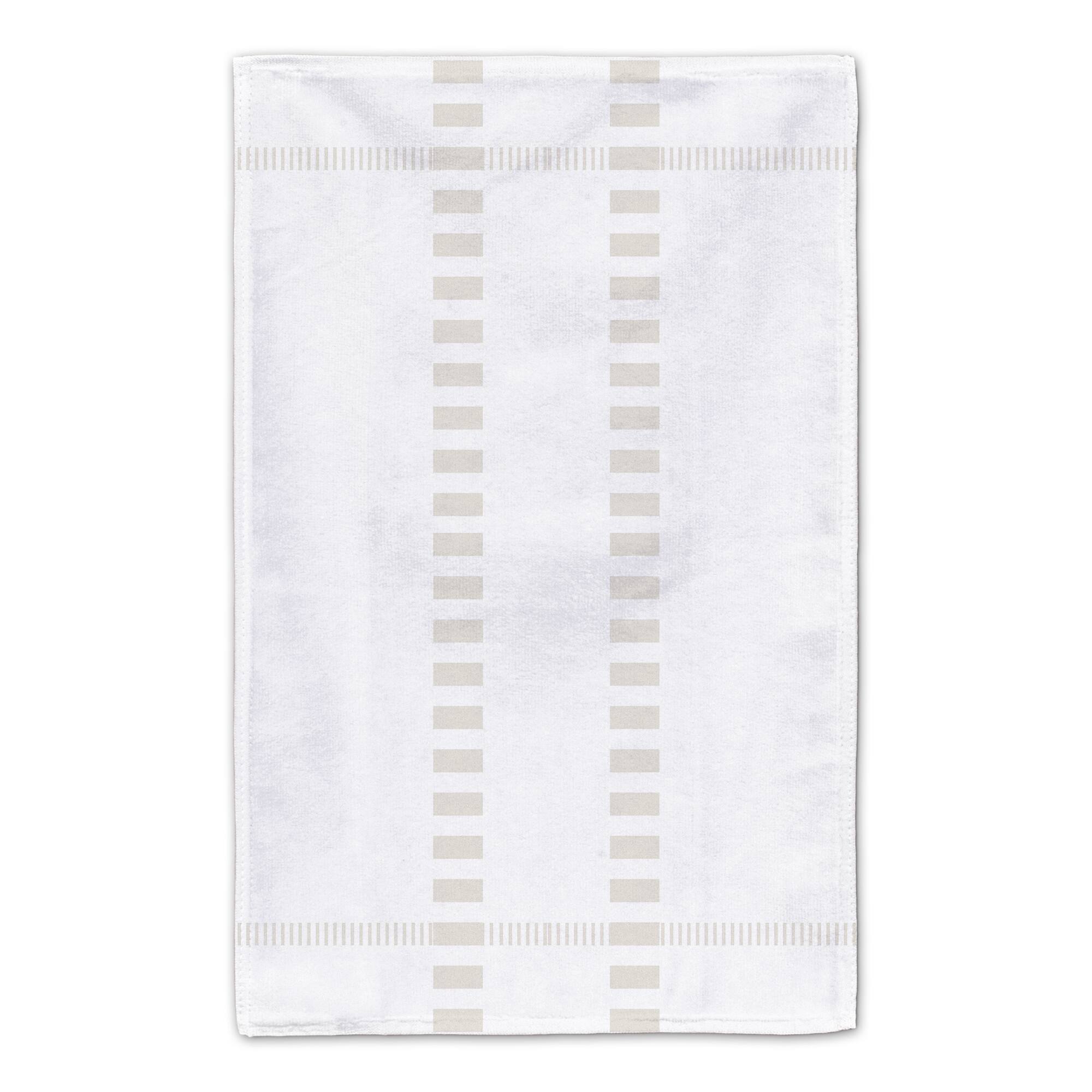 Striped Dashed Lines Enjoy All Tea Towel Set